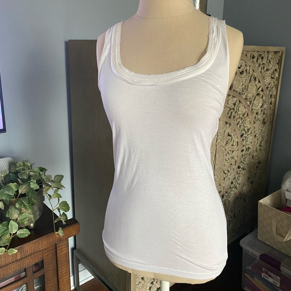 [Banana Republic] White Tank Top